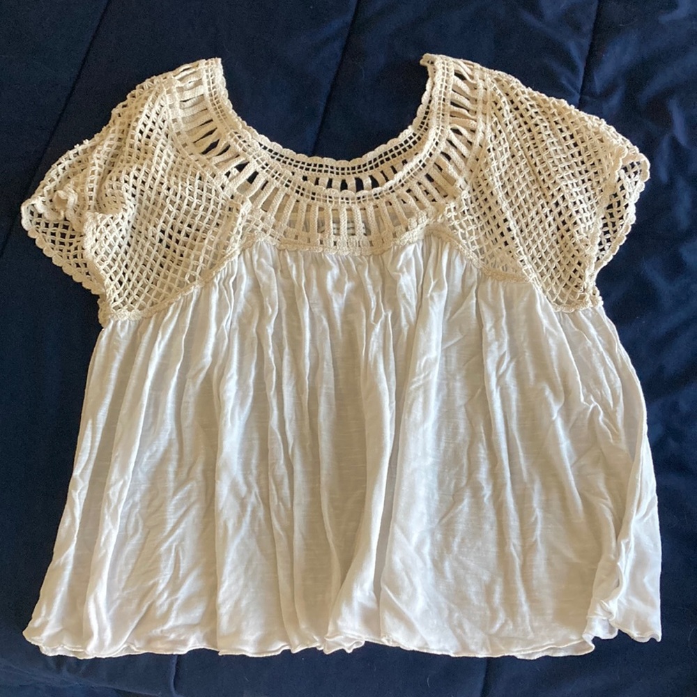 American Eagle Crochet Top